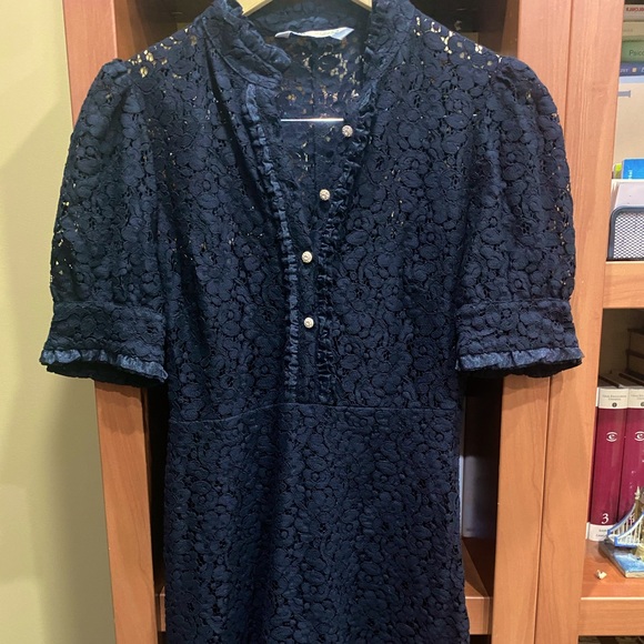 NWOT Lace black Zara dress - Picture 1 of 8